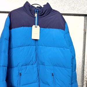 American Eagle Blue Goose Down Puffer Winter Coat